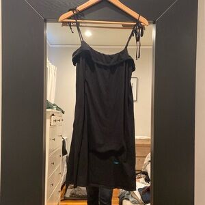 Sezane spaghetti strap mini cotton Pima dress